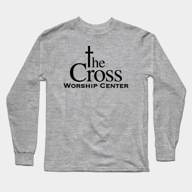 TCWC Classic Logo Black Long Sleeve T-Shirt by thecrossworshipcenter